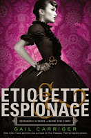 Etiquette & Espionage by Gail Carriger book review and cover