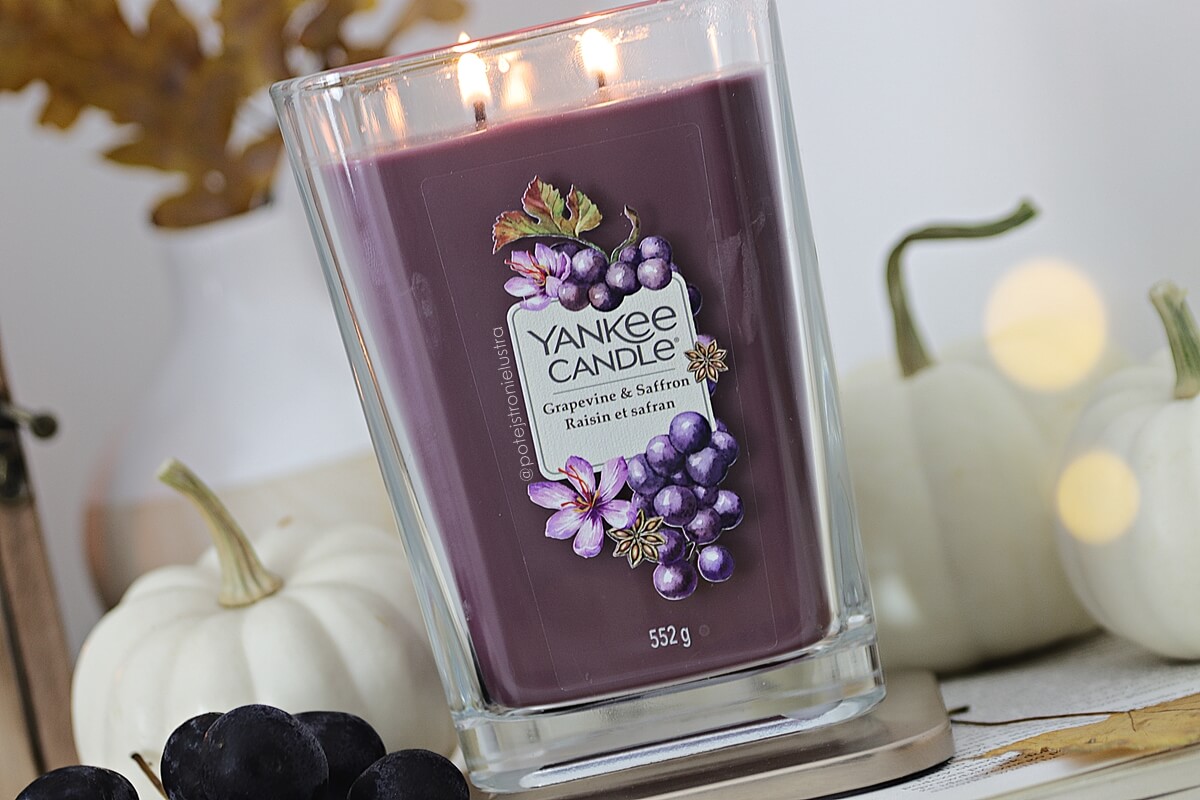 yankee candle grapevine & saffron blog recenzja