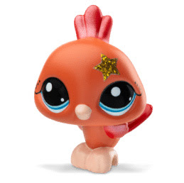 Littlest Pet Shop Series 3 3-Pack Scenery Peacock (#G7 - #169) Pet