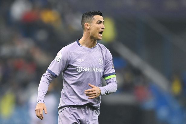 Cristiano Ronaldo had a dispute with Al Feiha's Ali Al-Zaqaan