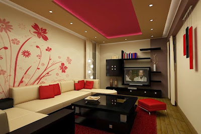 Living rooms In Red