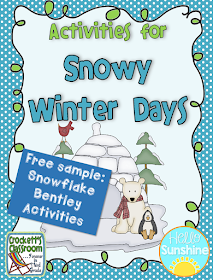  Free activities for Snowflake Bentley from Crockett's Classroom on Hello Sunshine Teachers