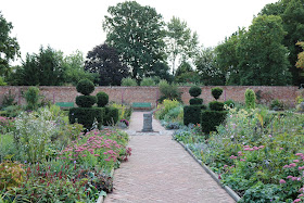 Pic looking up a central path in the walled garden