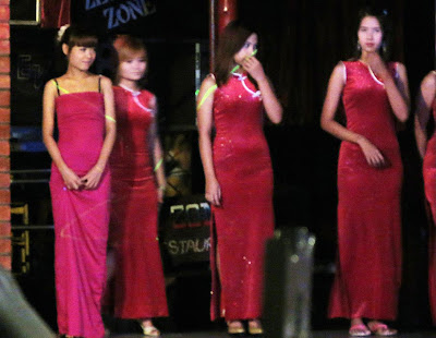 Asian beauties on stage