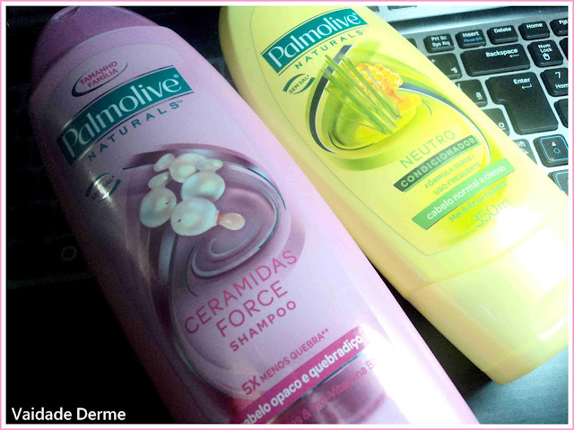 Shampoo Palmolive Naturals Ceramidas Force e Condicionador Palmolive Naturals Neutro