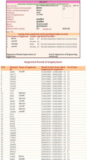 Job card ki work detail dekhe