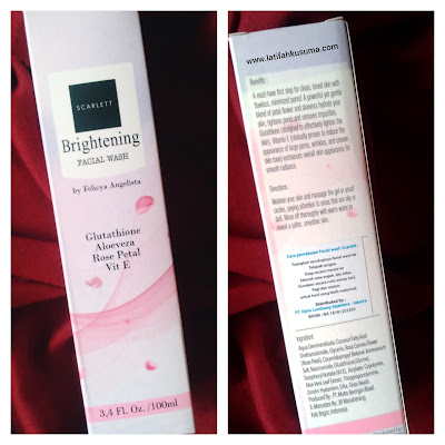 Packaging Face Wash Scarlett