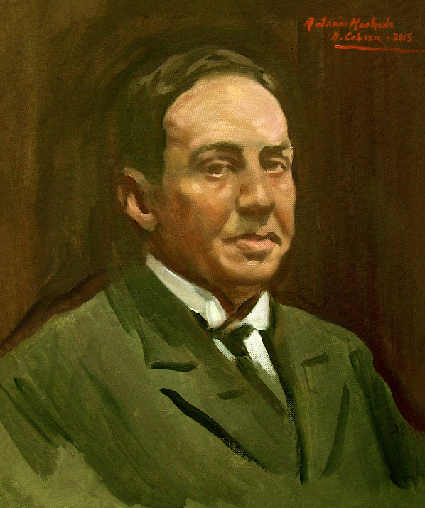 Retrato de Antonio Machado, Pintor Valenciano, Antonio Machado, Retratos de Alejandro cabeza, Universidad de Alicante, Pintor retratista, Alejandro Cabeza, Cervante Virtual, Salomé Guadalupe ingelmo, Retratos de Antonio Machado, Campus de Baeza, Universidad Internacional de Andalucía,Campus Antonio Machado de Baeza, www.unia.es, Yolanda de la Fuente, Lola Marín, Pintor Alejandro Cabeza, Salome Guadalupe Ingelmo