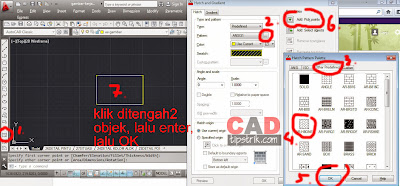 Cara Cepat Mengarsir Objek dan Mengedit Arsiran Pada AutoCAD 2013