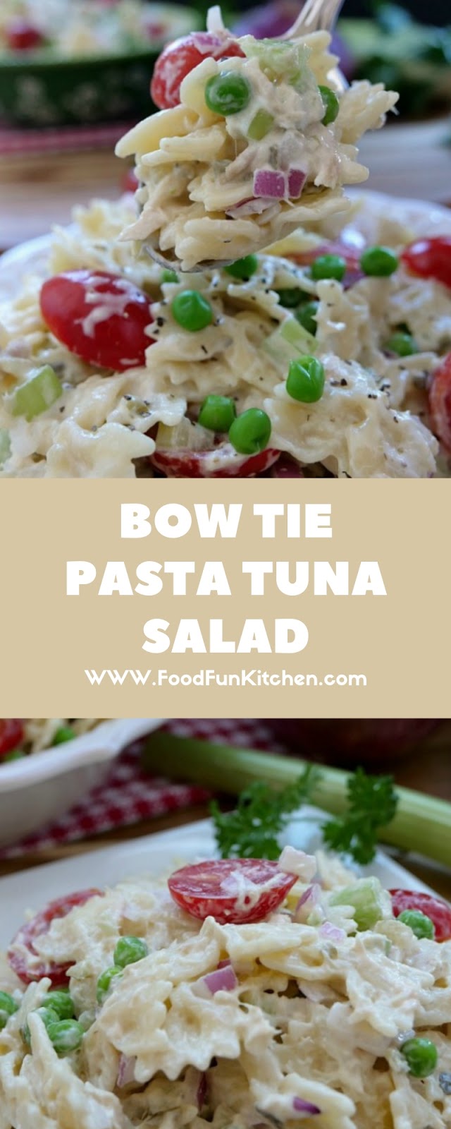 BOW TIE PASTA TUNA SALAD