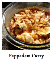 Pappadam Curry