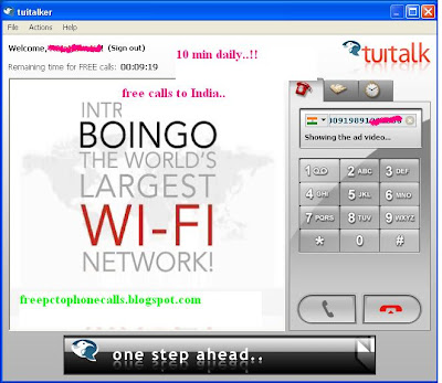 Free Call Computer Phone on Free Calls To India   Tuitalker Download  Free Pc To Phone Calls  Free