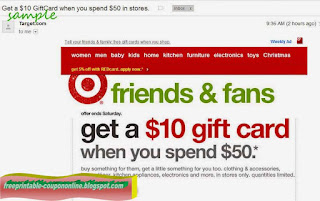 Free Printable Target Coupons