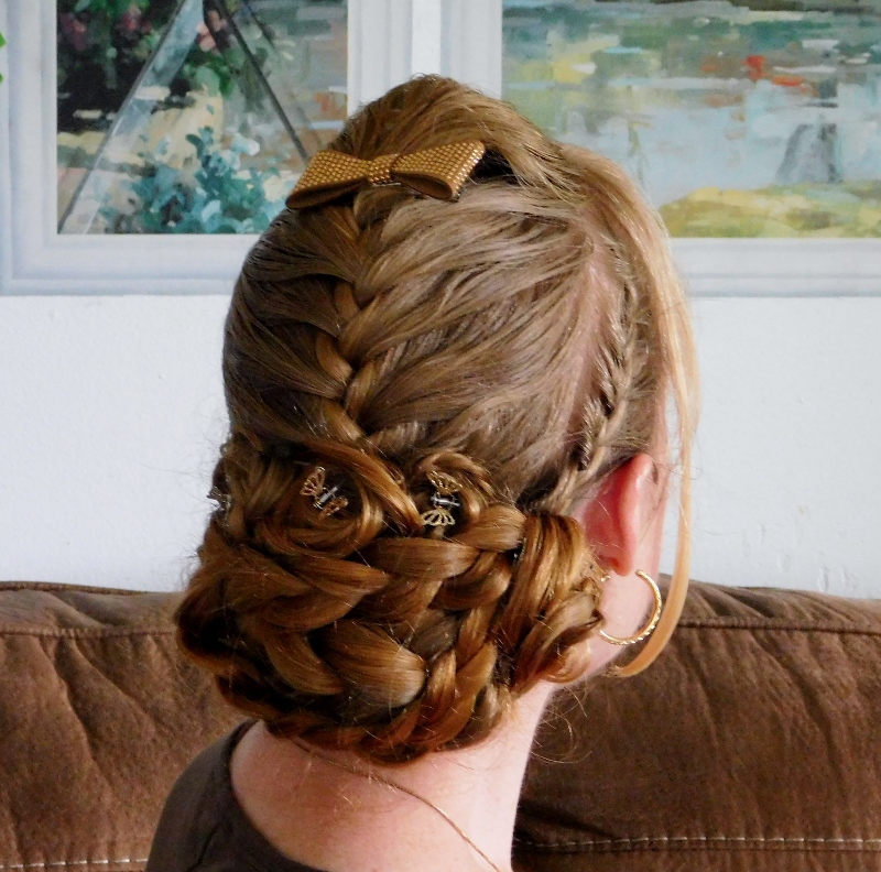 Image of French braid Victorian hairstyle