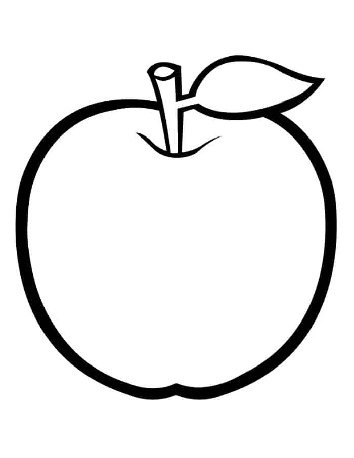 Coloring Pages Apple