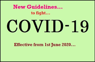 New Guidelines to fight COVID-19 Effective from 1st June 2020: Salient features