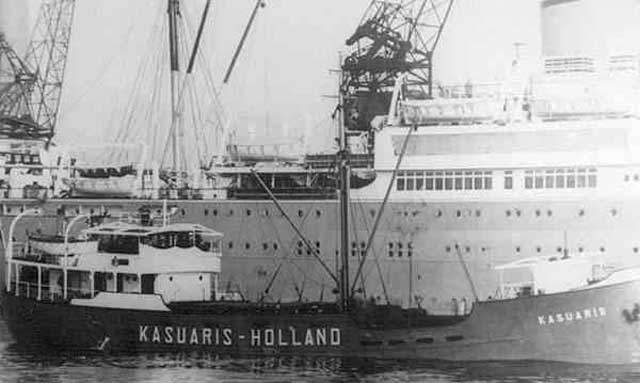 Dutch freighter Kasuaris, sunk on 2 March 1942 worldwartwo.filminspector.com