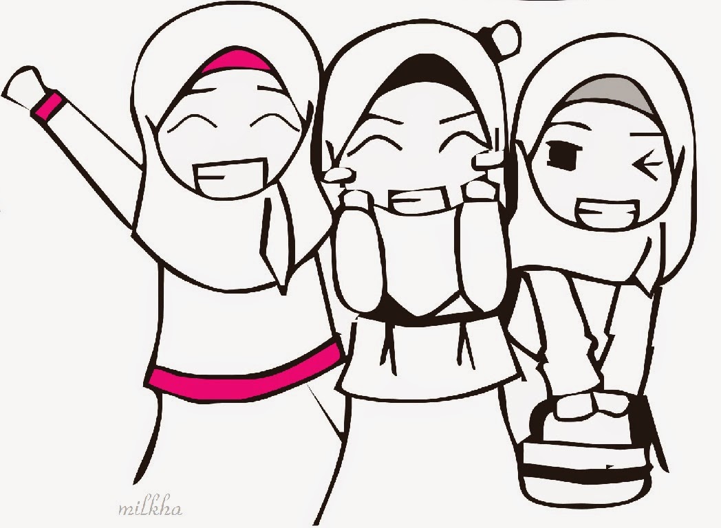 Foto Lucu Bergerak Muslimah Terlengkap Display Picture Unik