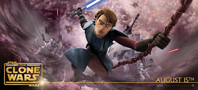 Star Wars: The Clone Wars Anakin Skywalker Movie Banner