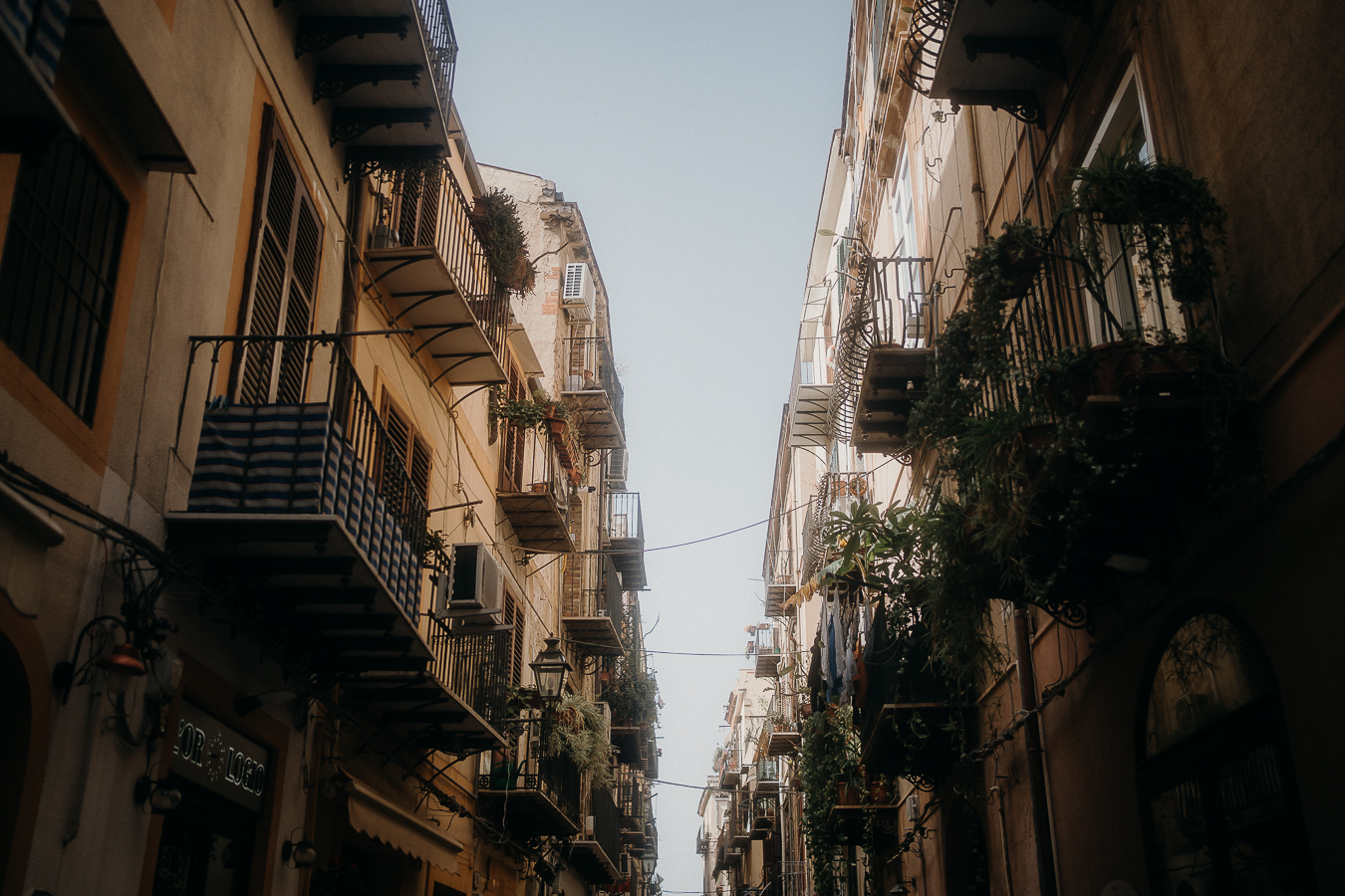 the streets of palermo sicily liquid grain