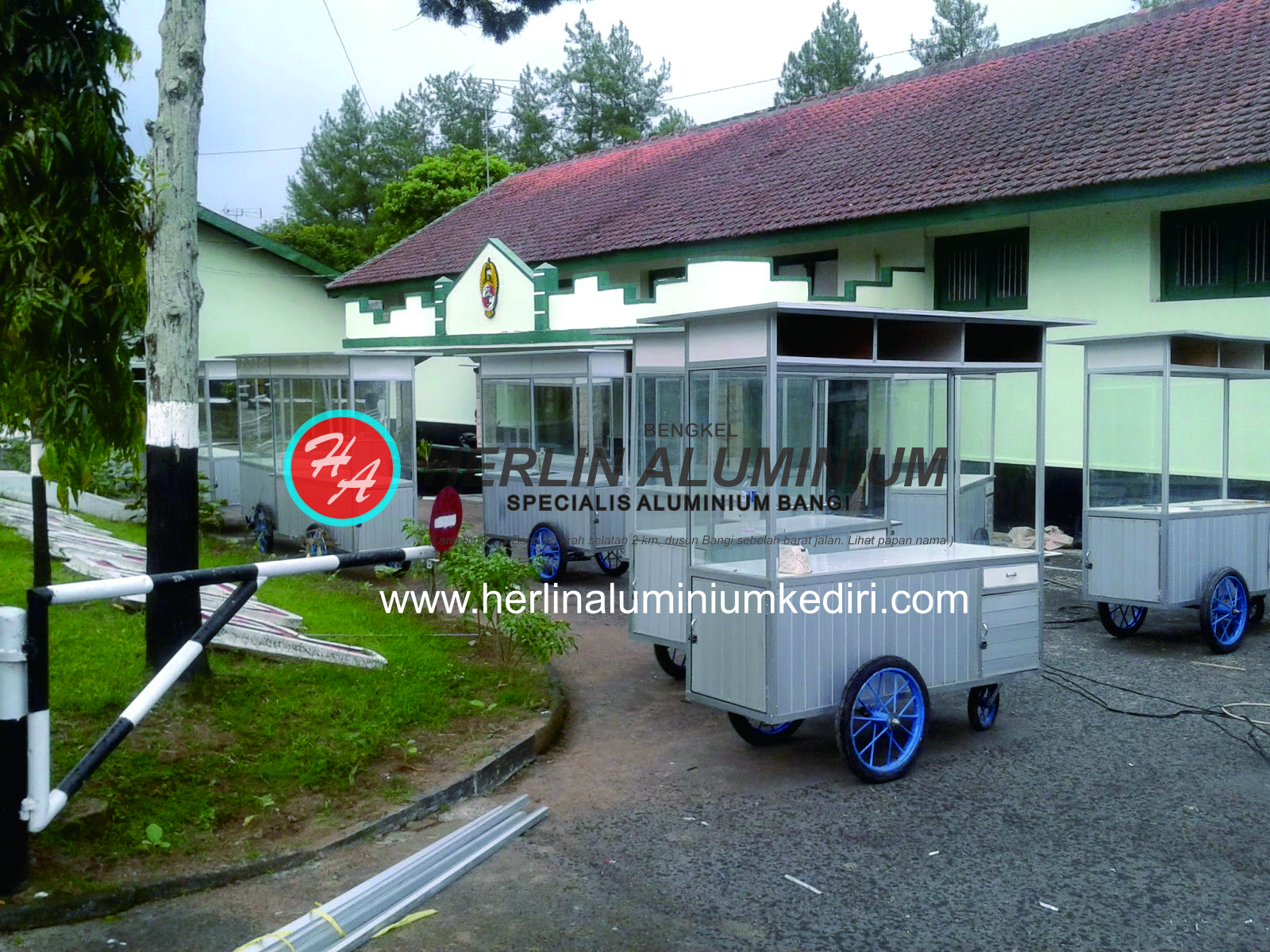 Bengkel Pembuatan Aneka Gerobak Rombong Aluminium Di 