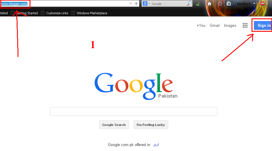 Login to Google Account