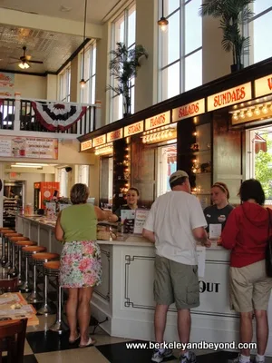 interior of Stewart’s Restaurant in Cape May, New Jersey