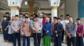 Kapolres Lombok Timur Berkunjung Ke Ponpes Al-Mansuriah Desa Masbagik Utara