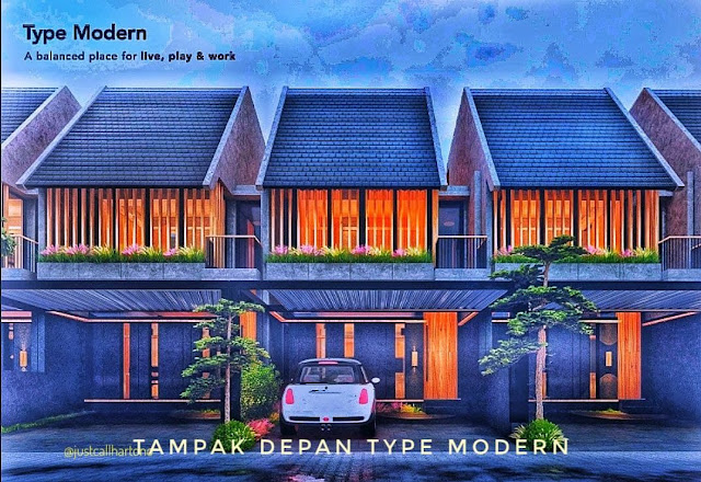 Fasad Depan Type Modern