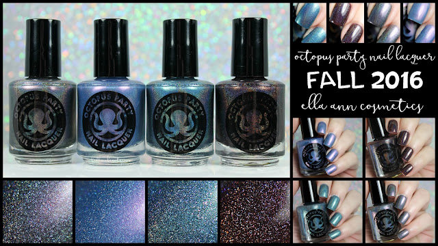 Octopus Party Nail Lacquer for Ella Ann Cosmetics Fall 2016