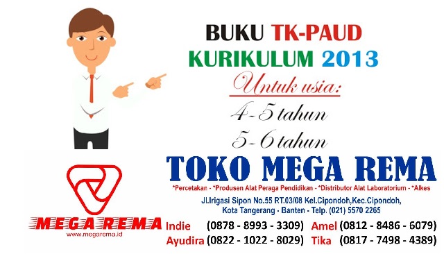 Buku PAUD Tematik Kurikulum 2013 terbaru 2021 - BUKU PAUD /TK/PG K13  Tahun 2021