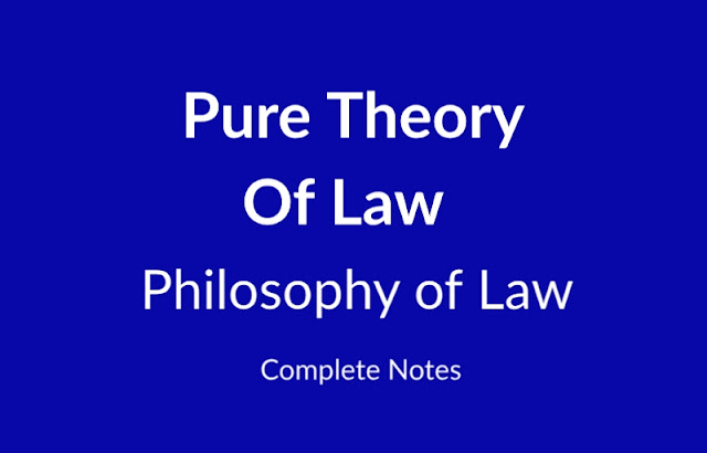 Pure theory of Law