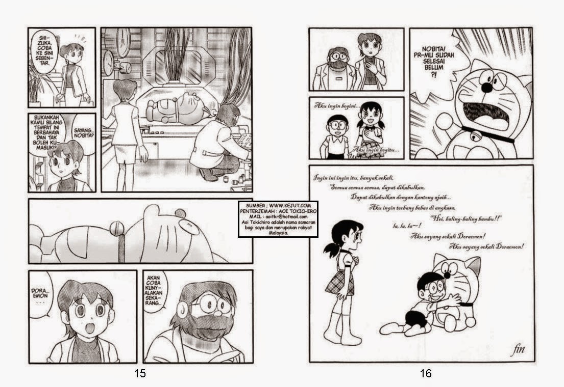 Komik Terakhir Doraemon Vs Movie Stand By Me BLOGSPOT TENJANG