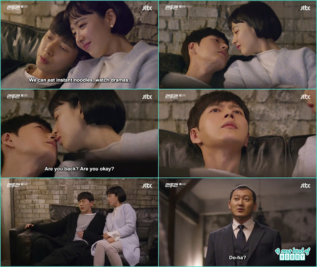 do ha and seol about to kiss again but caught by dong hyun -  Man To Man: Episode 12 korean Drama 