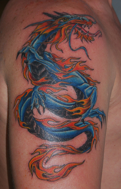 Dragon tattoo for men