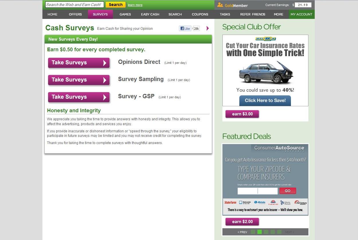 daily surveys offers the fastest way to make money would