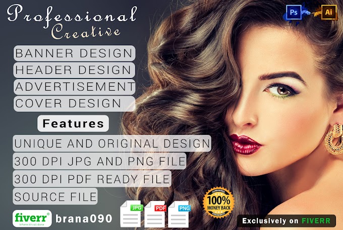 I will create professional social media and web banner design