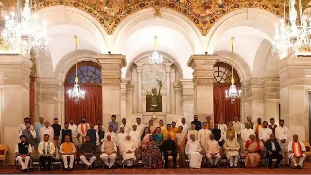 Modi Cabinet Expansion :43 मंत्रियों में 32 को पहली बार कैबिनेट में मिली जगह