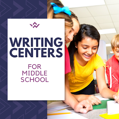 Use centers to boost engagement and give focused practice for essay writing skills in your Middle School classroom!