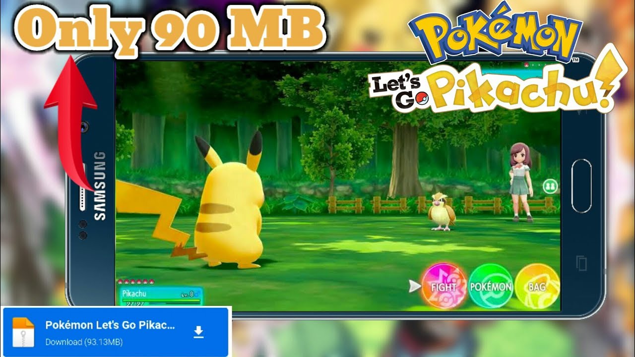 90mb Download Pokemon Let S Go Pikachu Apk Data For Android No Verification 100 Working 21
