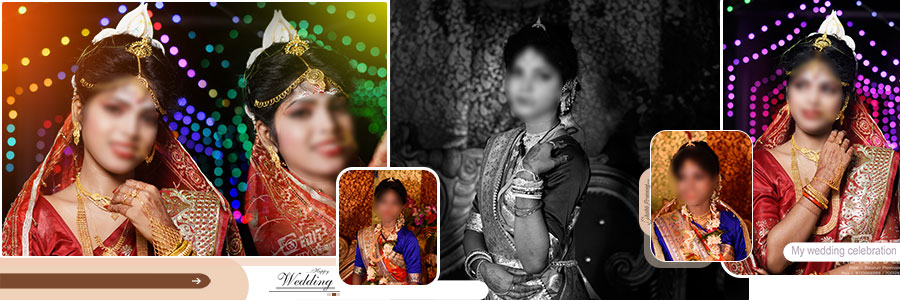 South Indian Wedding Album 12x36 PSD Templates