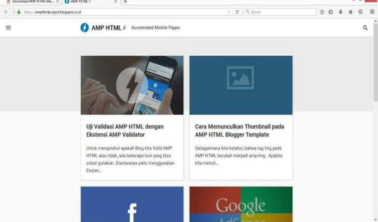 download amp html blogger template gratis dari kang ismet
