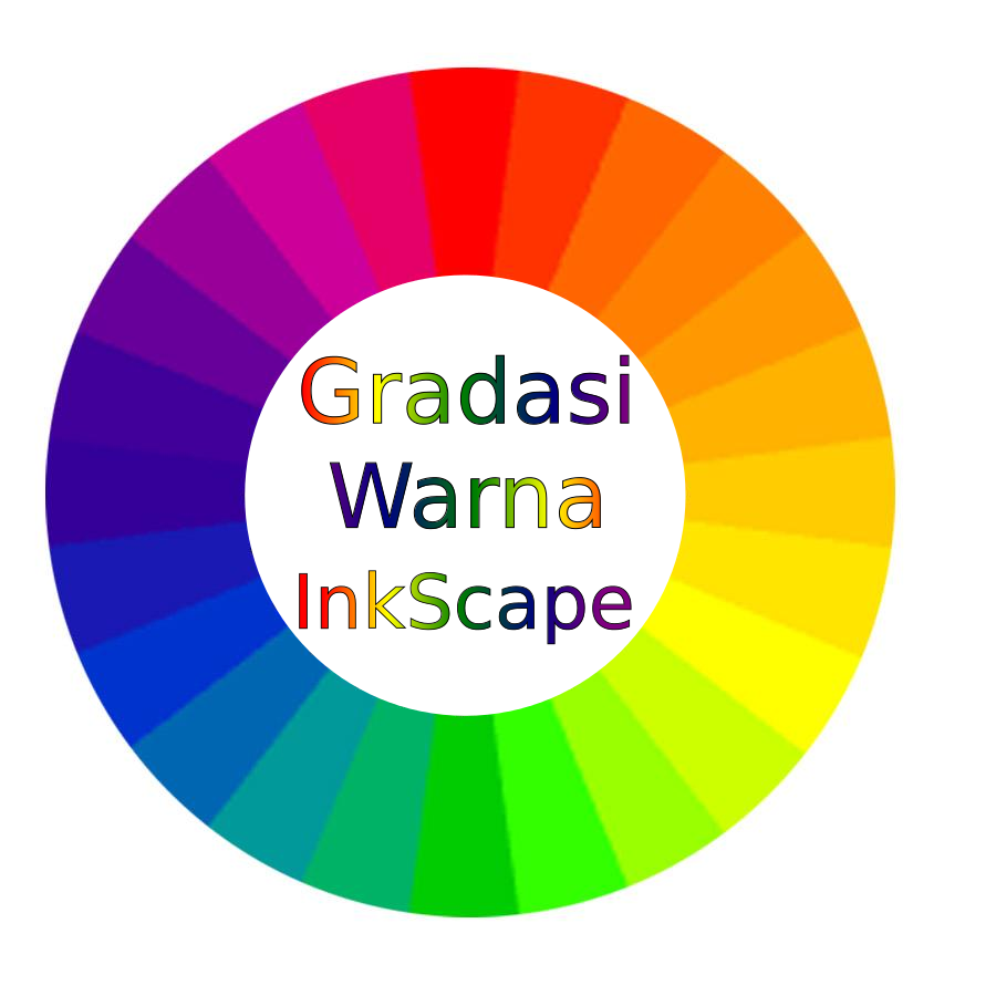 Cara Memberikan Gradasi Warna  Di Inkscape NanDsain