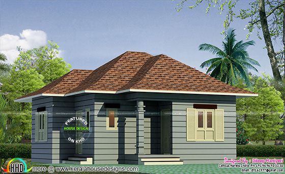 English model single floor house