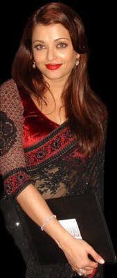 Aishwarya rai in beautiful black saree