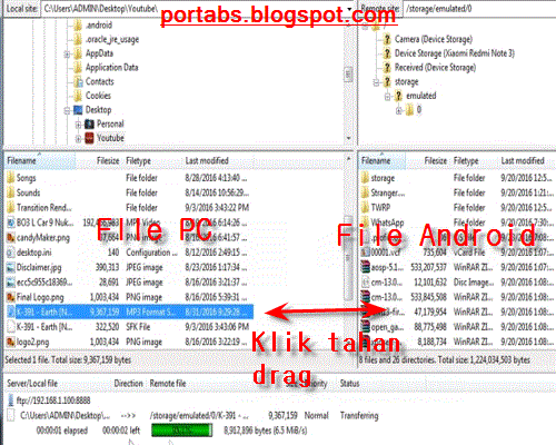 cara kirim file lewat wifi antar laptop