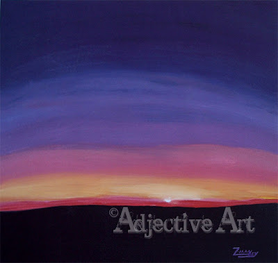 Maui Sunset, 2002, acrylic on canvas