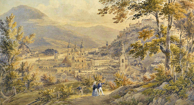 Johann Jacob Meier (1787-1858) - Salzburg view