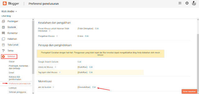 Cara Mengaktifkan Ads.txt di Blog atau Blogspot