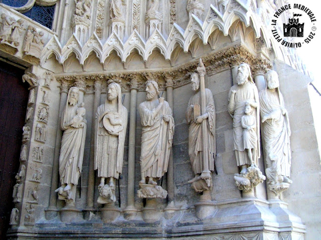 REIMS (51) - Cathédrale Notre-Dame (Extérieur - Façade occidentale)